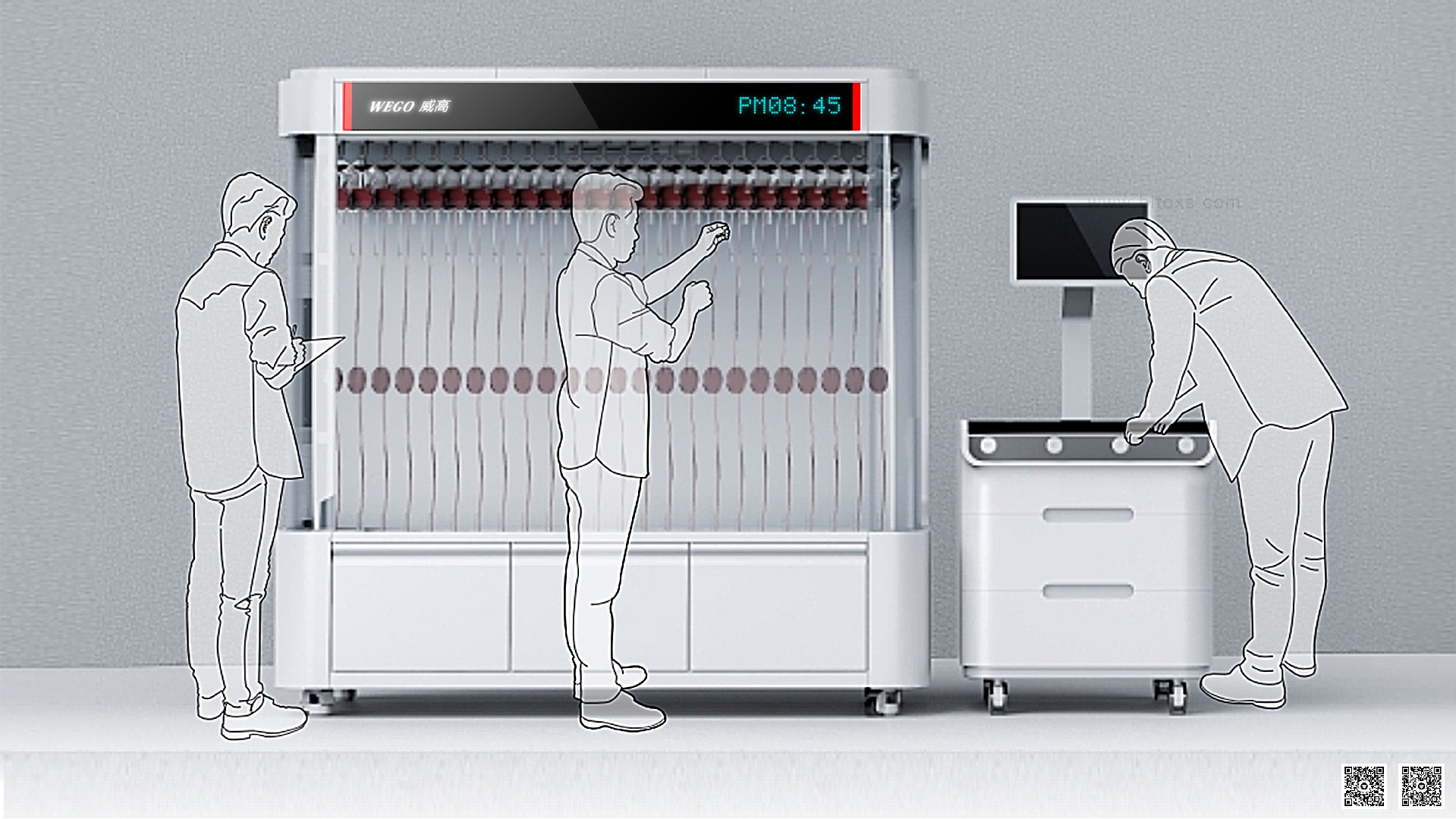 智能濾白柜的設(shè)計(jì)過程